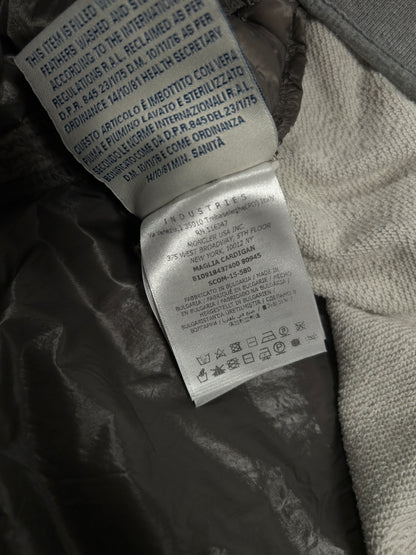 Moncler Hooded Down Cardigan (Fits Small)