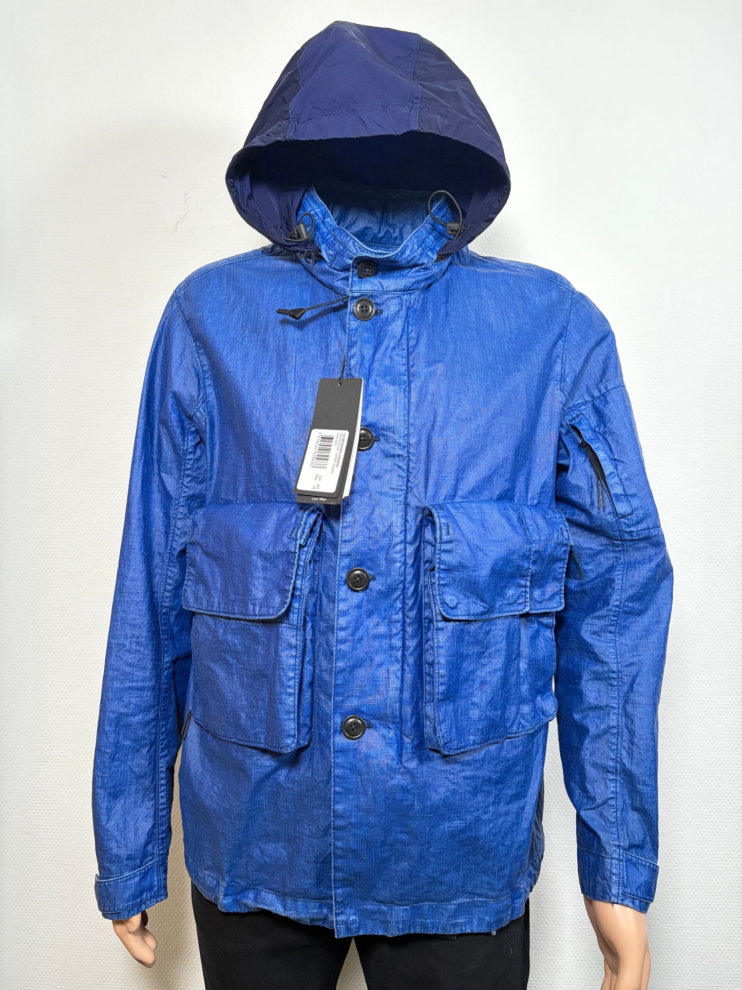 CP Company Lino Wax Blå Jacka