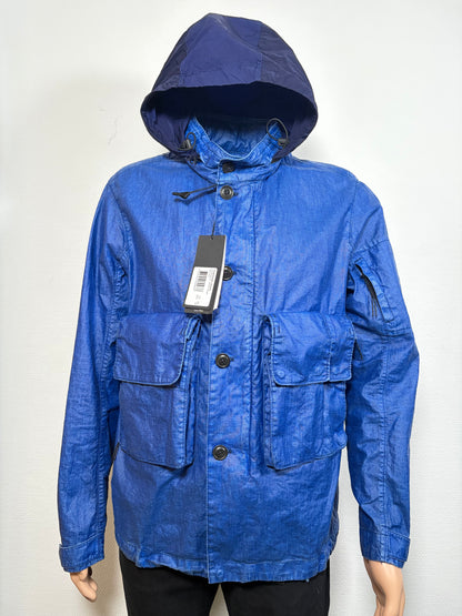 CP Company Lino Wax Blå Jacka