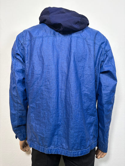 CP Company Lino Wax Blå Jacka