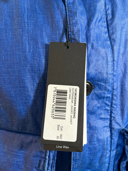 CP Company Lino Wax Blå Jacka