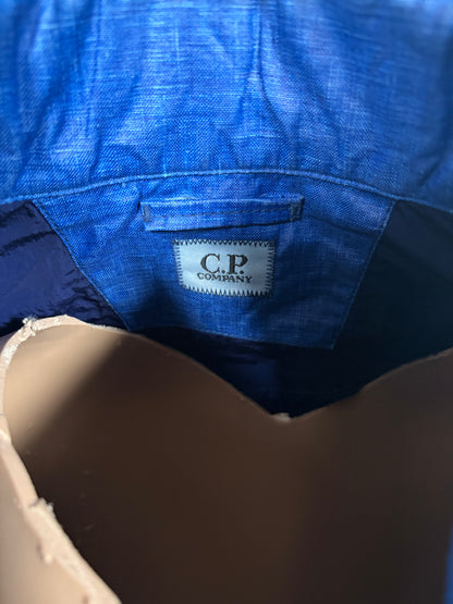 CP Company Lino Wax Blå Jacka