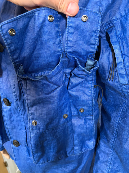 CP Company Lino Wax Blå Jacka