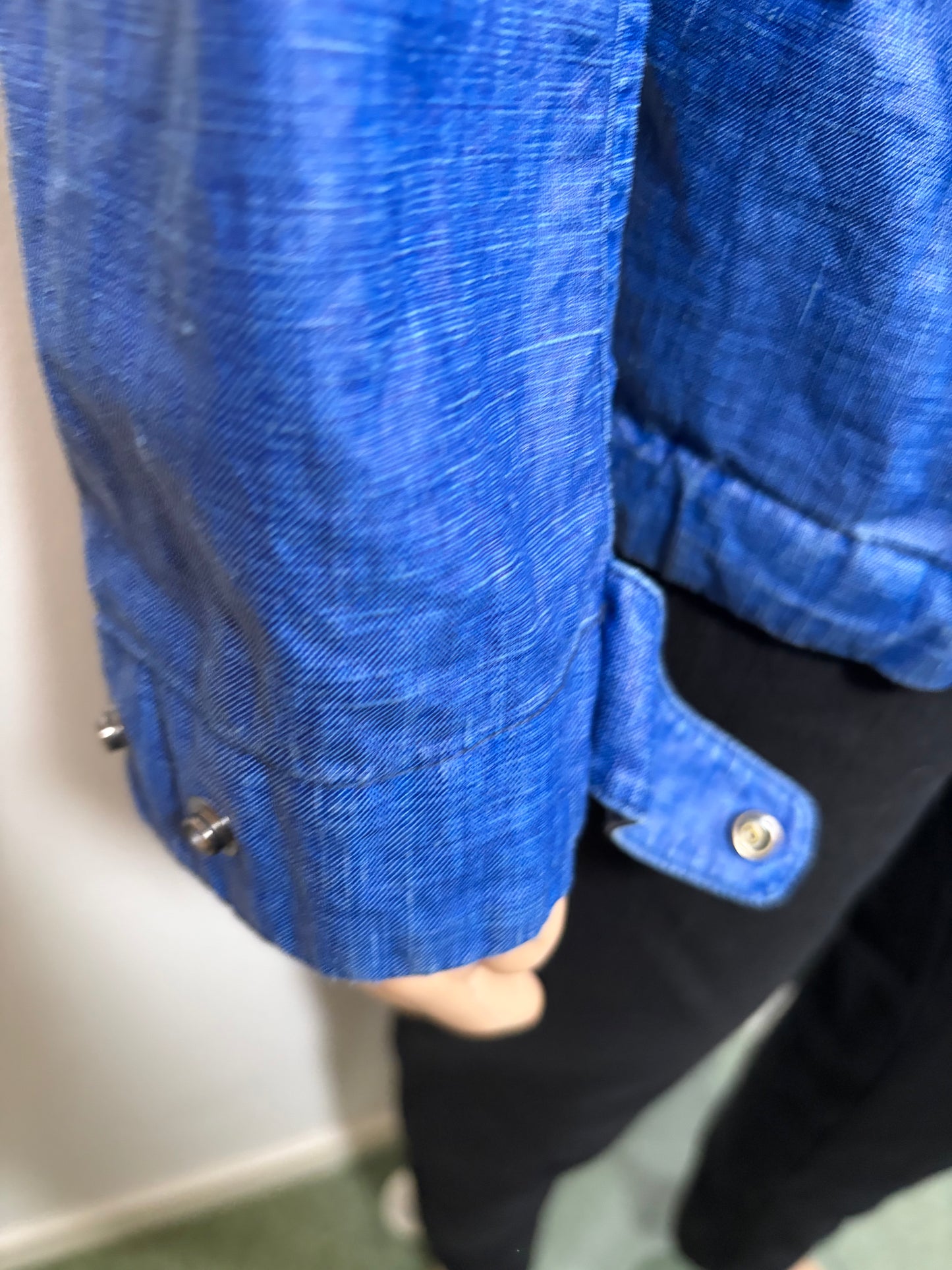 CP Company Lino Wax Blå Jacka