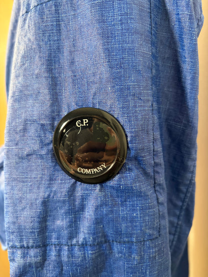 CP Company Lino Wax Blå Jacka