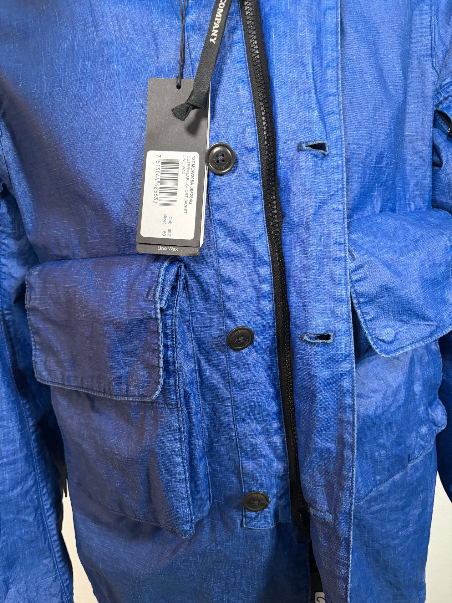 CP Company Lino Wax Blå Jacka