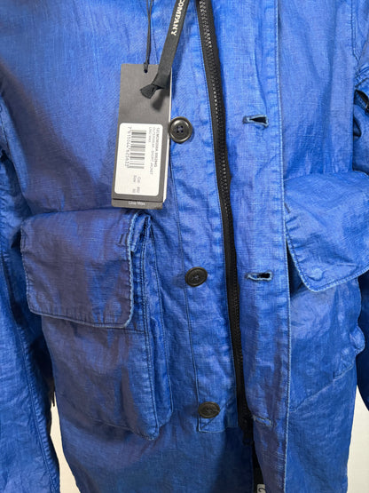 CP Company Lino Wax Blå Jacka