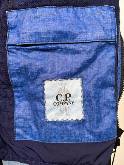 CP Company Lino Wax Blå Jacka