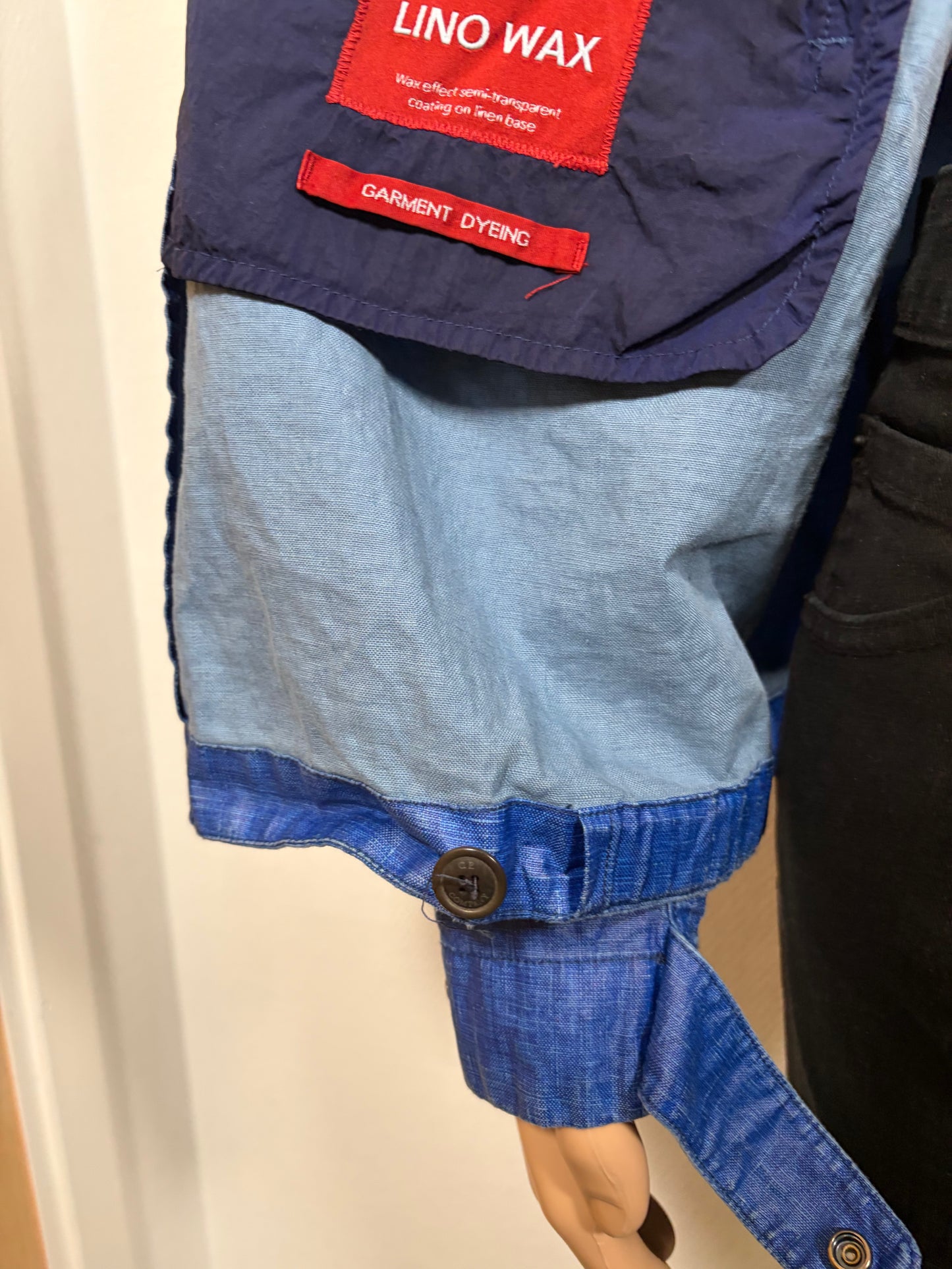 CP Company Lino Wax Blå Jacka