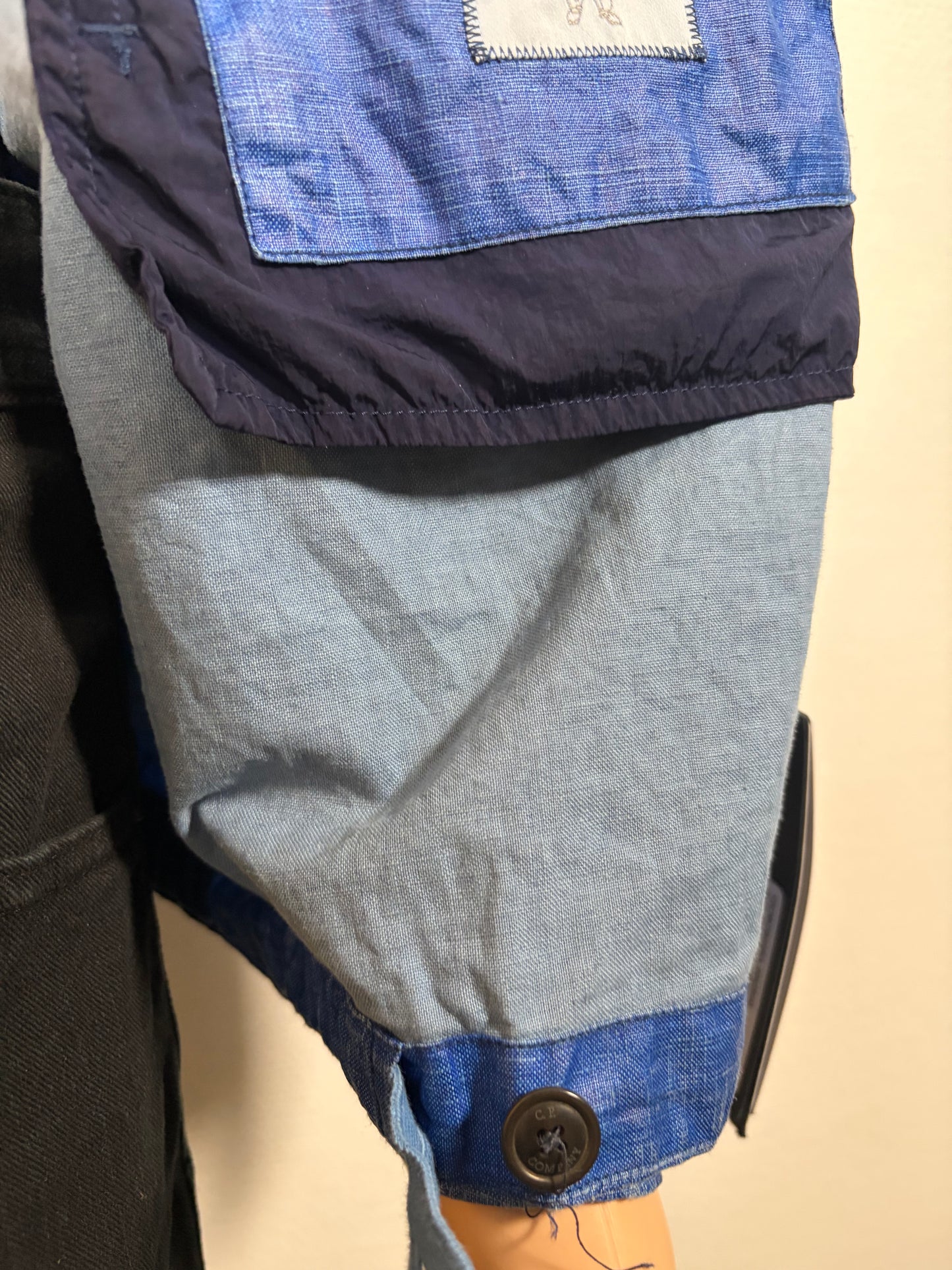 CP Company Lino Wax Blå Jacka