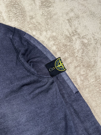 Stone Island Garment Dyed Knitted Sweatshirt