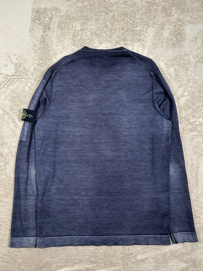 Stone Island Garment Dyed Knitted Sweatshirt