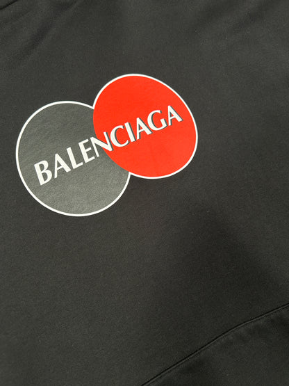 Balenciaga kreditkortslogotyphuvtröja