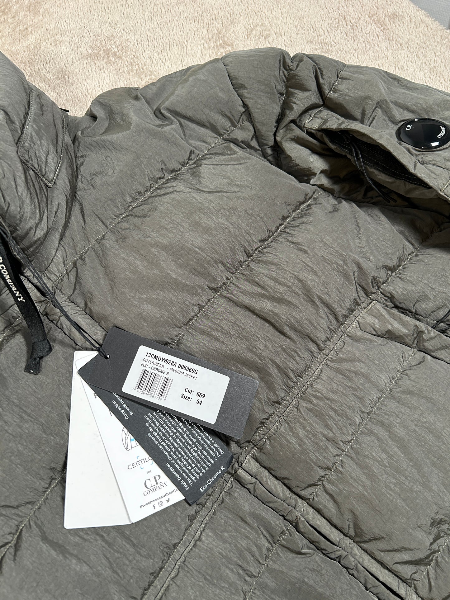 CP Company Eco-Chrome R Nylon Dunjacka BNWT