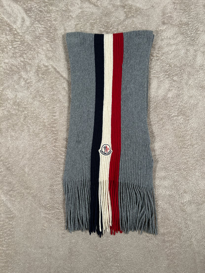 Moncler Tricolour Wool Scarf