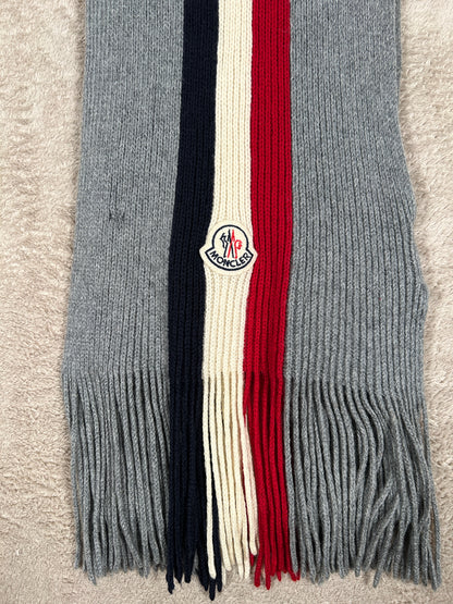 Moncler Tricolour Wool Scarf