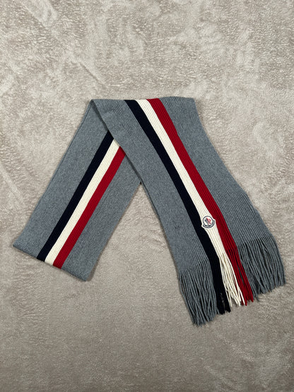 Moncler Tricolour Wool Scarf