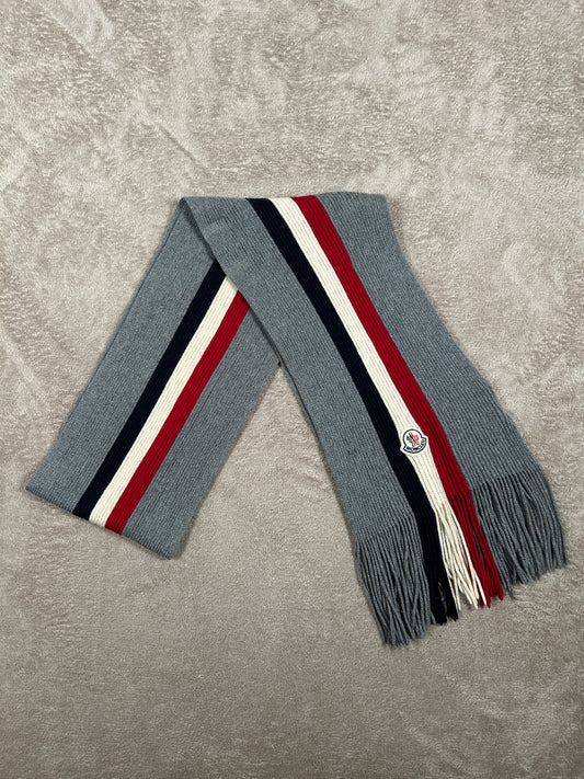 Moncler Tricolour Wool Scarf