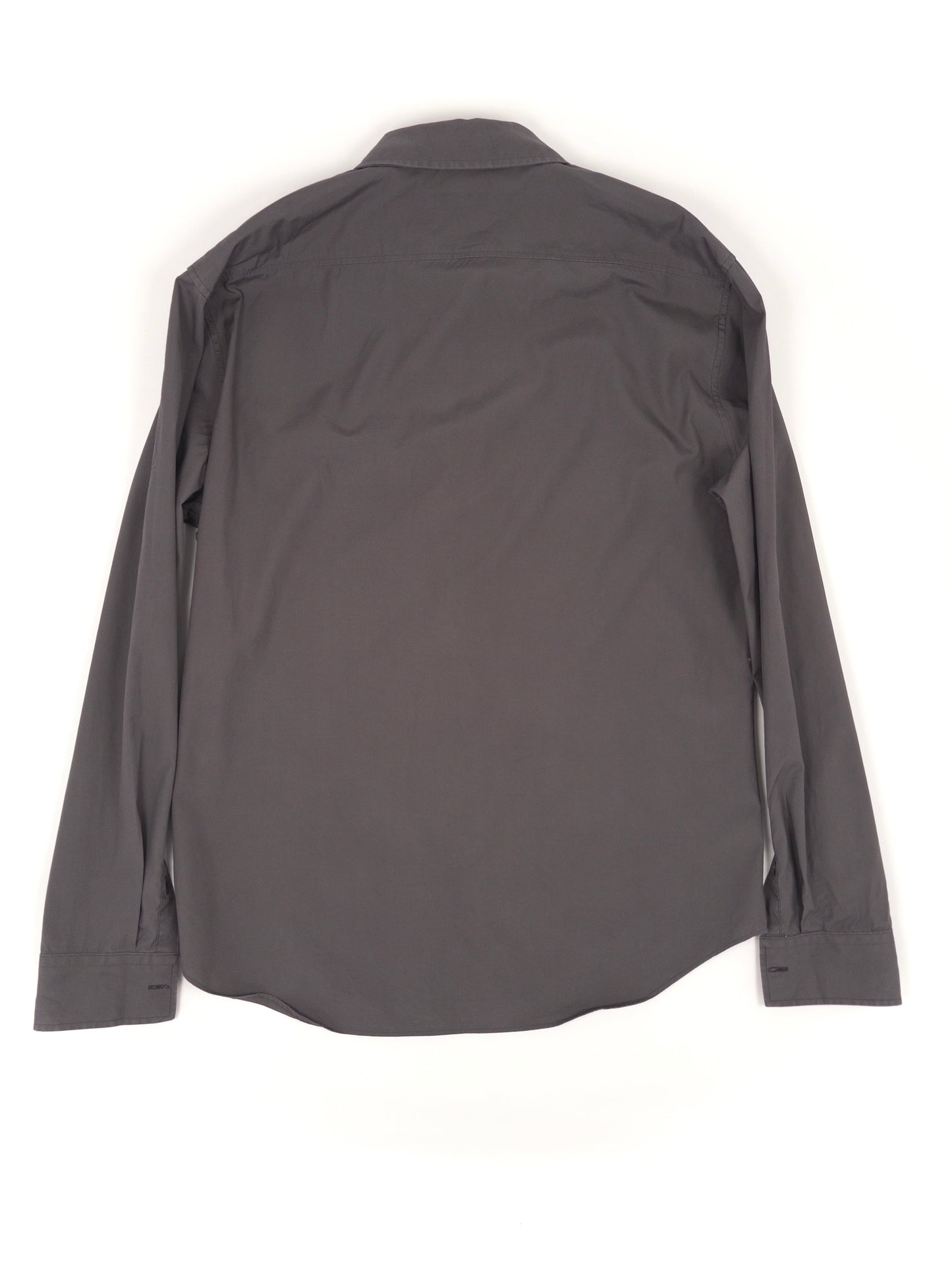 Burberry Check Button Shirt Grey