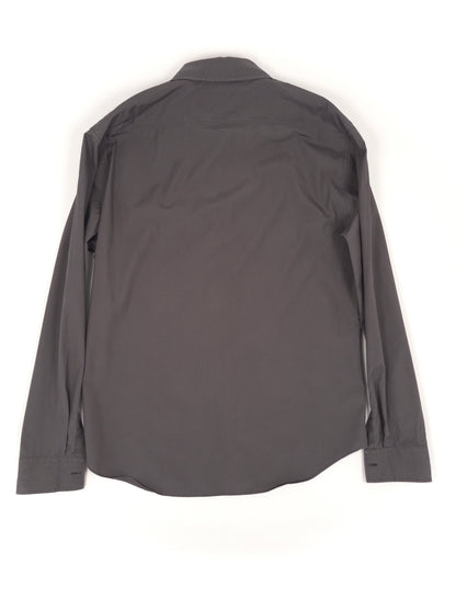 Burberry Check Button Shirt Grey