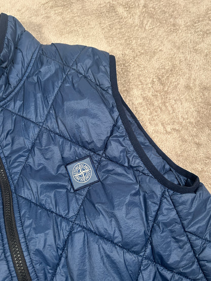 Stone Island Garment Dyed Quilted Micro Yarn Väst
