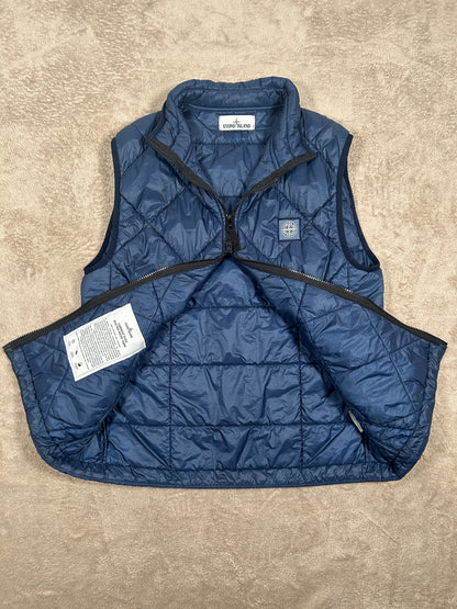 Stone Island Garment Dyed Quilted Micro Yarn Väst