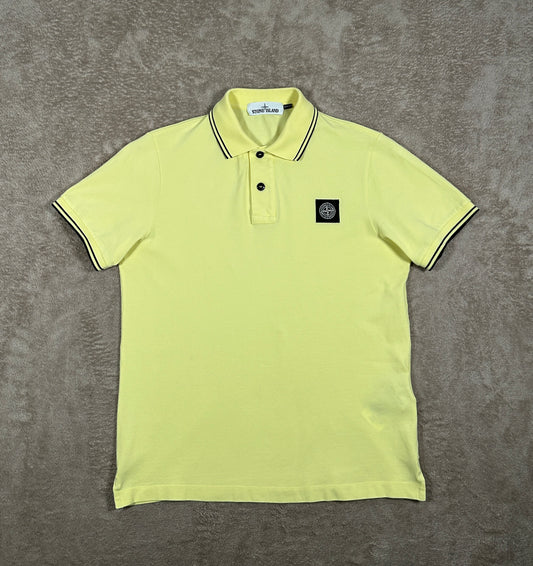 Stone Island pikétröja gul