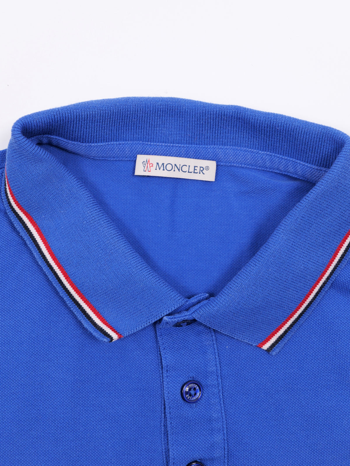 Moncler Tricolor Polo Shirt
