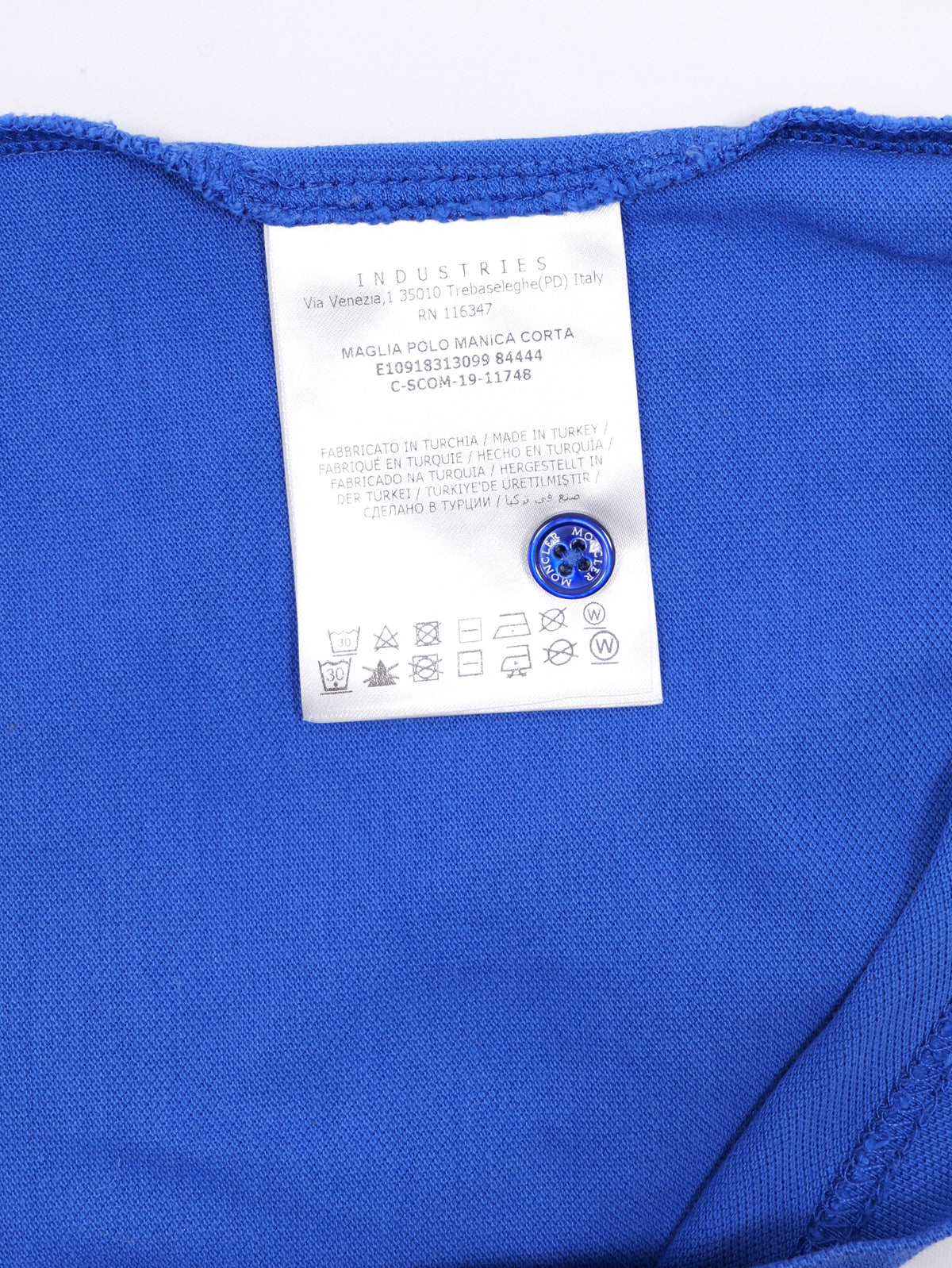 Moncler Tricolor Polo Shirt