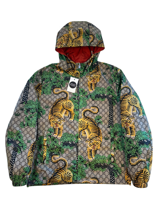 Gucci Tiger Bengal Windbreaker Jacka (SÄLLSYNT)